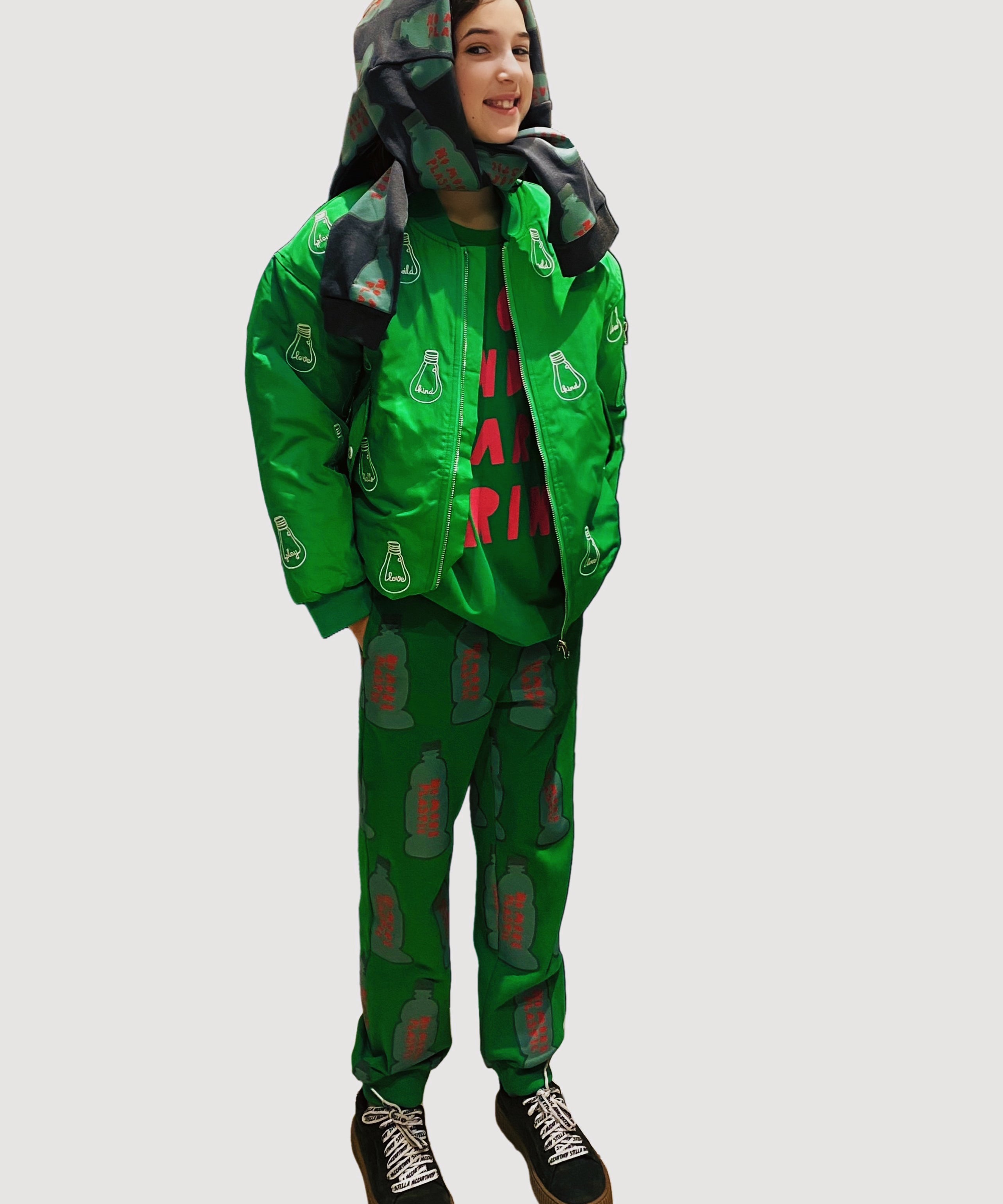 Bulb' Bomber Jacket Green - Bulb London Studio