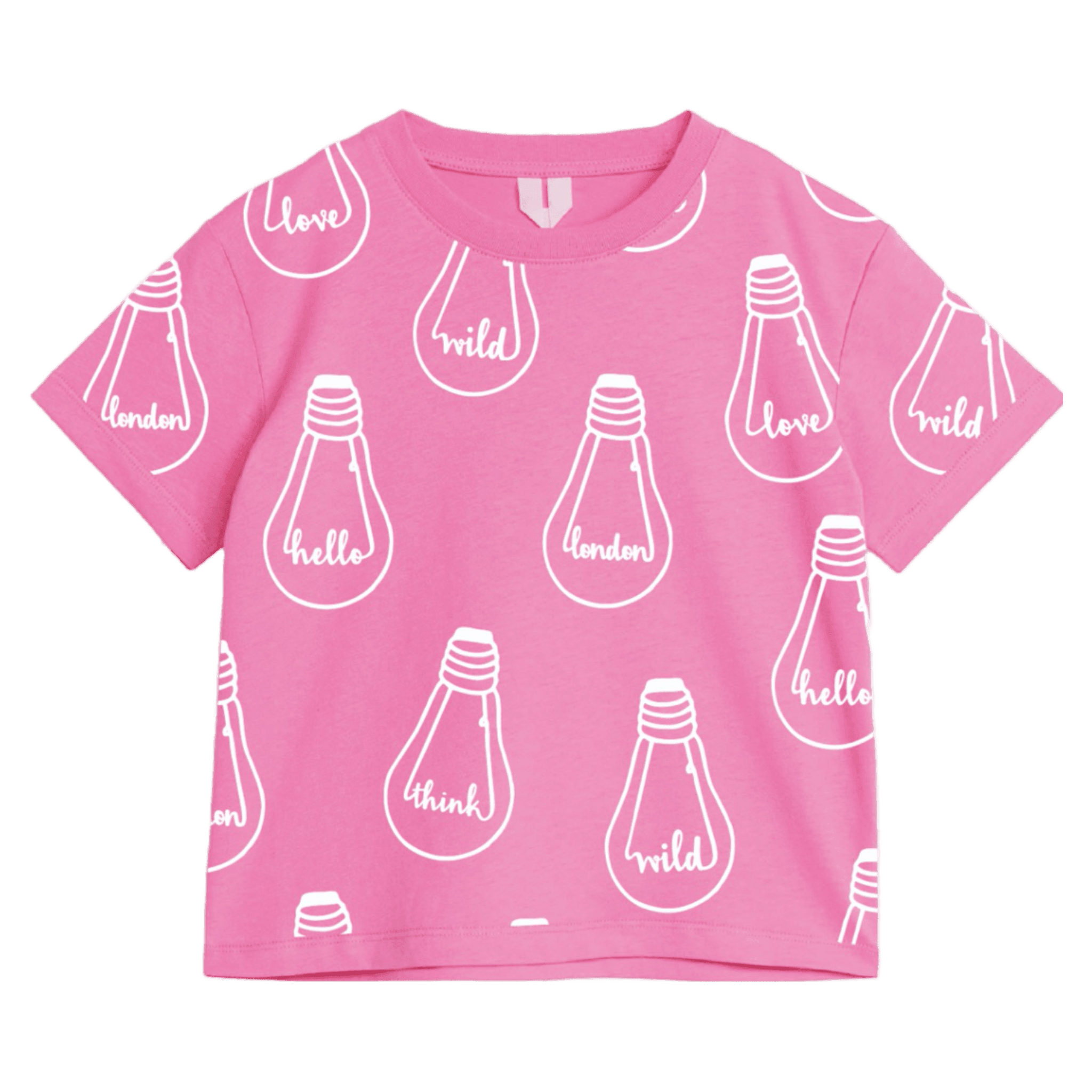 Bulb' T-shirt Pink - Bulb London Studio